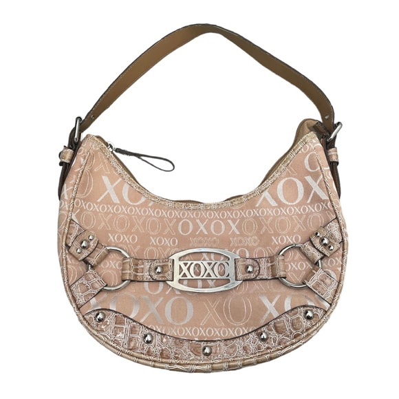 Y2K XOXO Light Brown Shoulder Bag - Picture 1 of 11